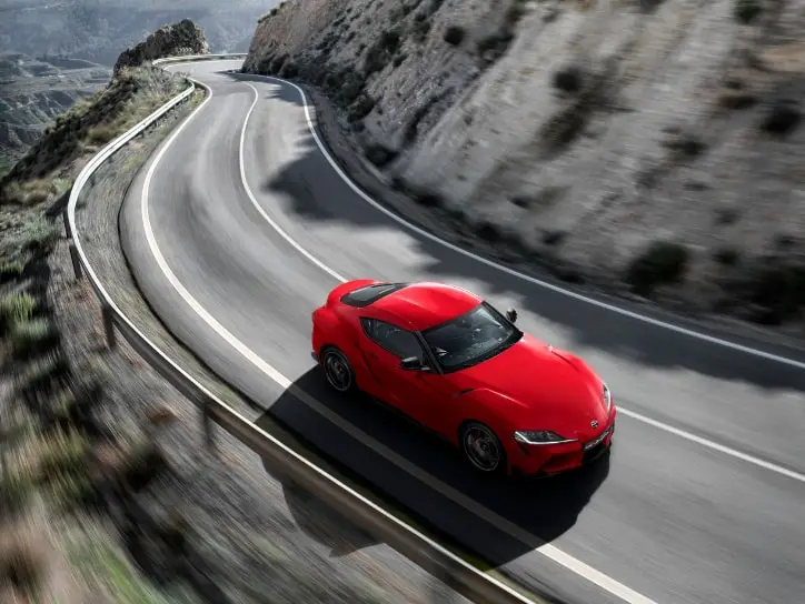 2019 Toyota Supra in Red Color