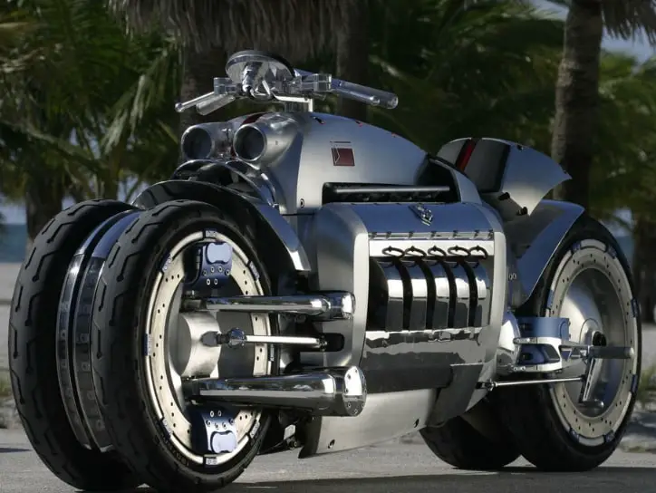 Dodge Tomahawk Motorcycle in black color