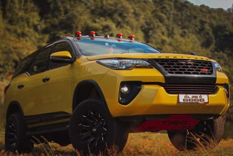 Yellow Ghost Modified Fortuner