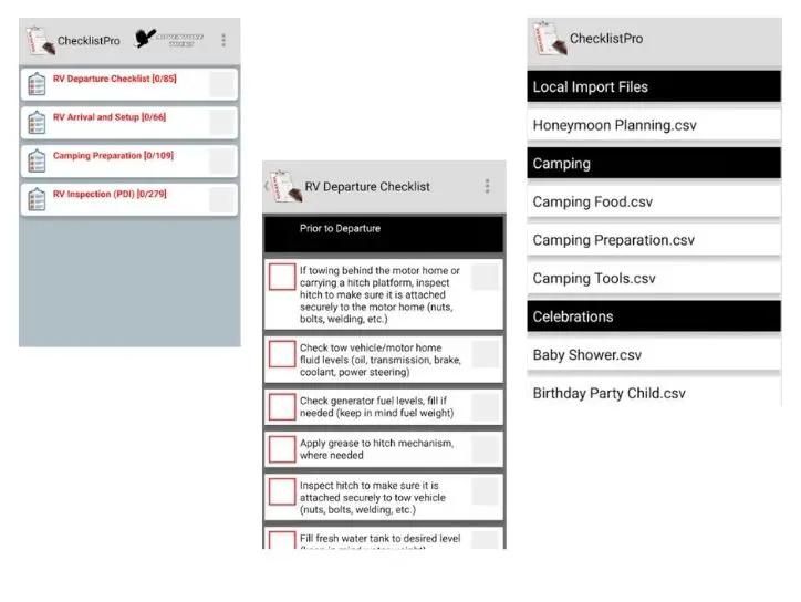 ChecklistPro App Screenshot