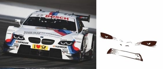 BMW Racing Car Face Meme