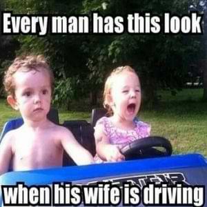 Wife driving meme