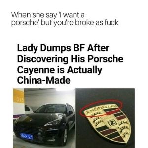 Fake Porsche Meme