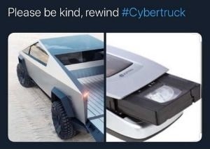Funny Cybertruck meme