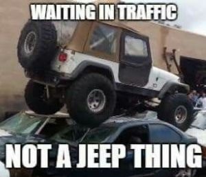 Jeep Traffic Meme