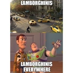 Lambo & Lambos On Road
