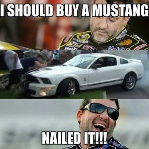 Nailed it Mustang Meme