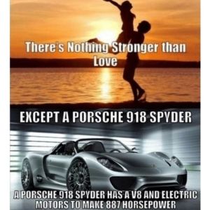 Porsche Vs Love Meme