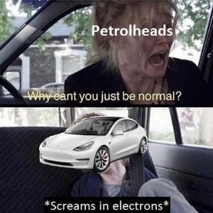 Tesla electric car meme