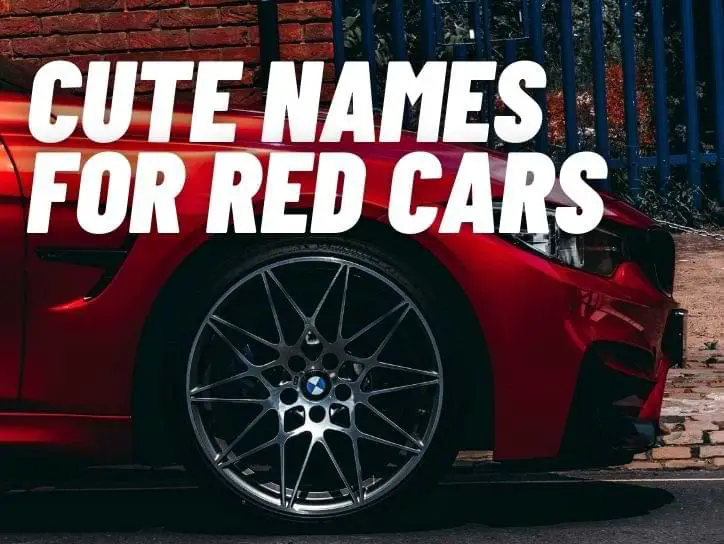 Cute Names For Red Cars