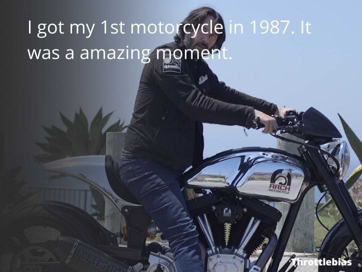 Keanu Reeves Bike Quote