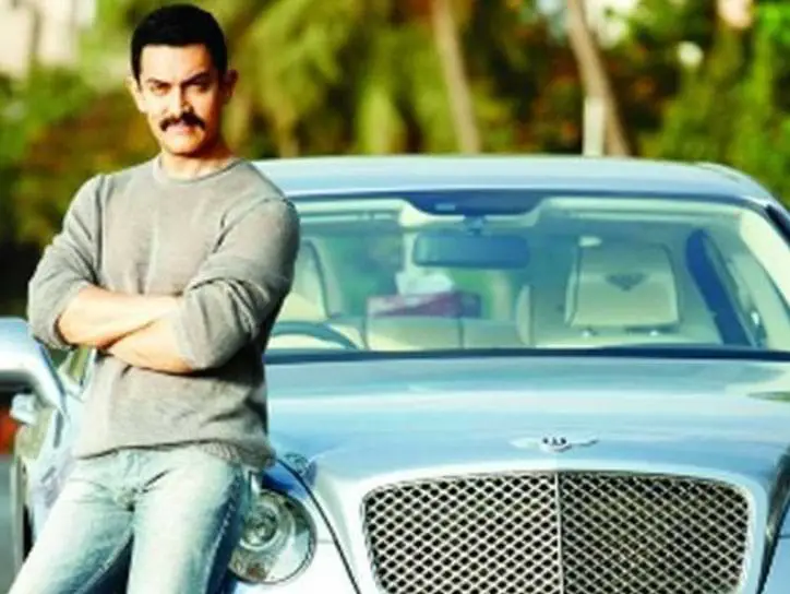 Aamir Khan with Bentley