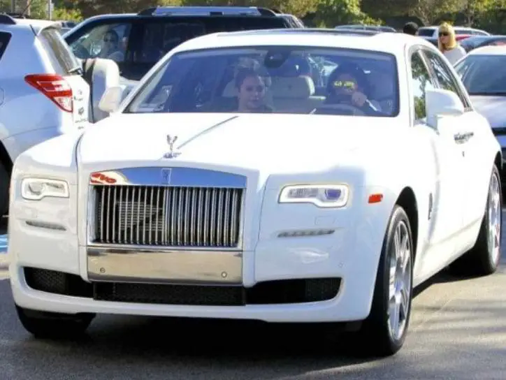Kylie's Rolls Royce Ghost