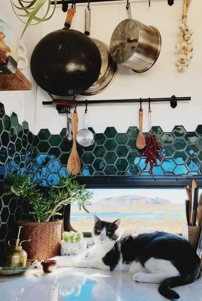 Campervan Kitchen Tiles